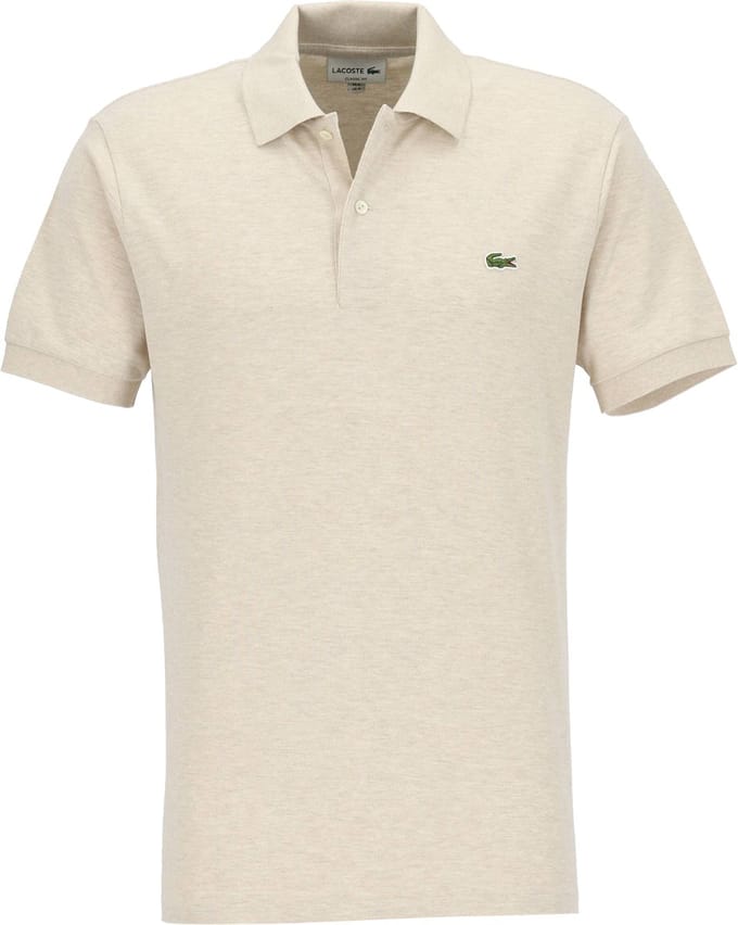 Lacoste Classic Fit polo - grijs beige