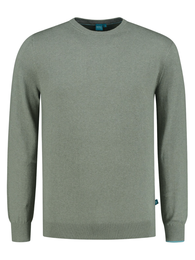 District Indigo Pullover Crewneck Green Melange (7.21.500.550 - 074)