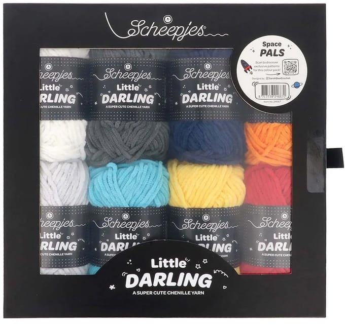 Scheepjes Little Darling colour pack 8x25g-Space Pals