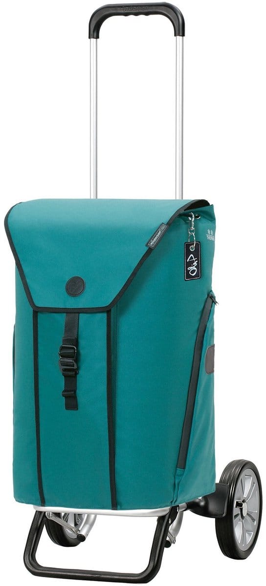 Andersen Shopper Alu Star Shopper Oli.P 2.0 Winkelwagen 59 cm - 50 L - petrol