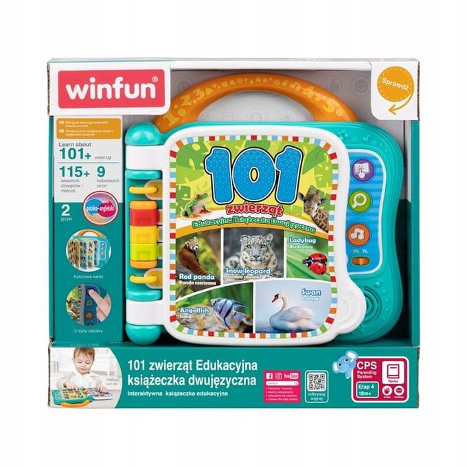 WINFUN Tweetalig leerboek 101 – Dieren (FR/EN)