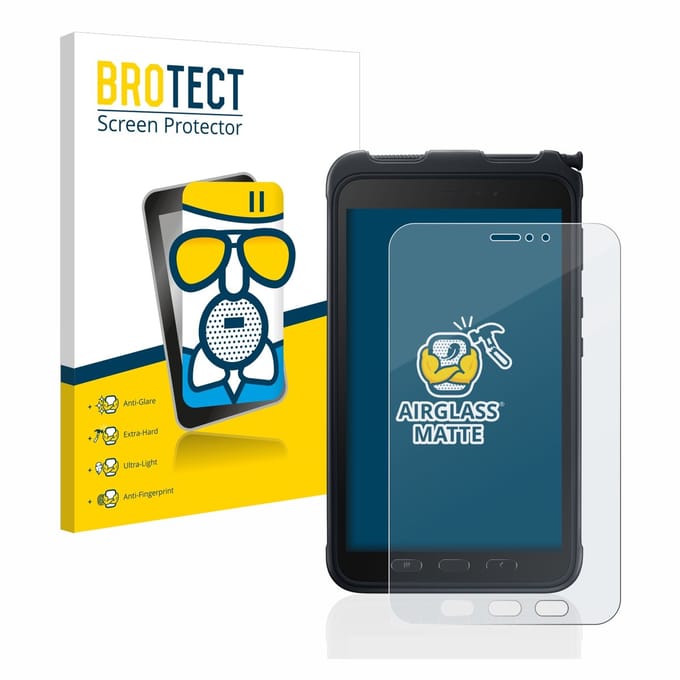 BROTECT - Screenprotector voor Samsung Galaxy Tab Active 3 - Folie Beschermfolie Beschermglas matte