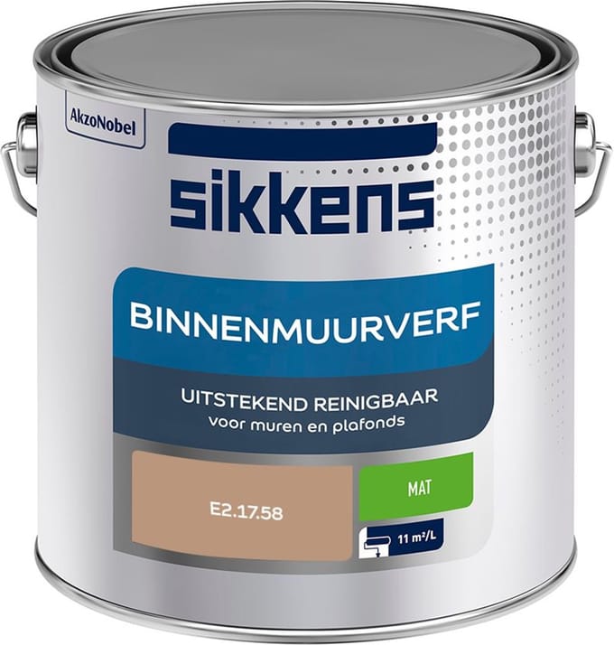 Sikkens - Binnenmuurverf Mat - E2.17.58 - Mengverf - 2,5 L