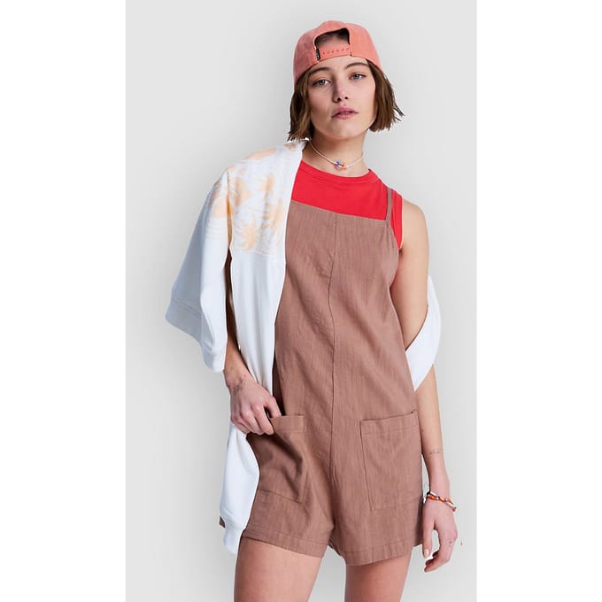 Roxy Lavender Haze Mouwloze Romper Bruin S Vrouw
