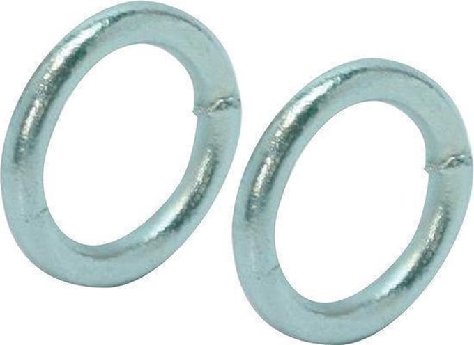 Qlinq Gegalvaniseerd Gelaste Ring - 60 x 8 mm