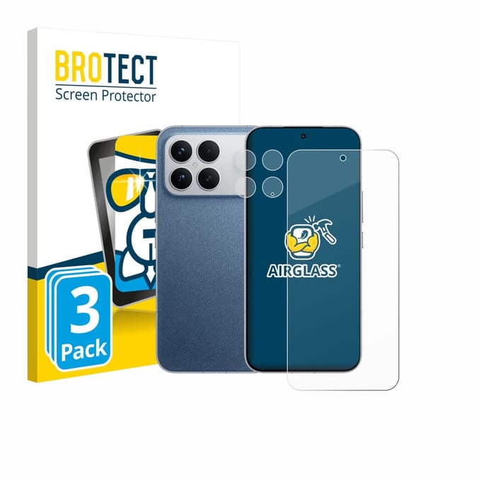Screenprotector 3 Stuks voor Xiaomi Poco F8 Ultra 5G (Voor+Camera) Beschermglas transparant