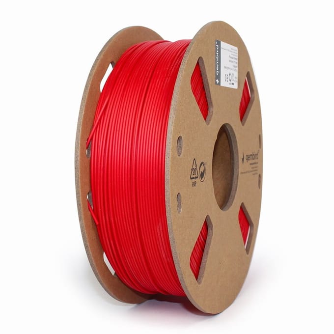 Gembird3 3DP-PLA1.75-01-R - Filament PLA, 1.75 mm, rood