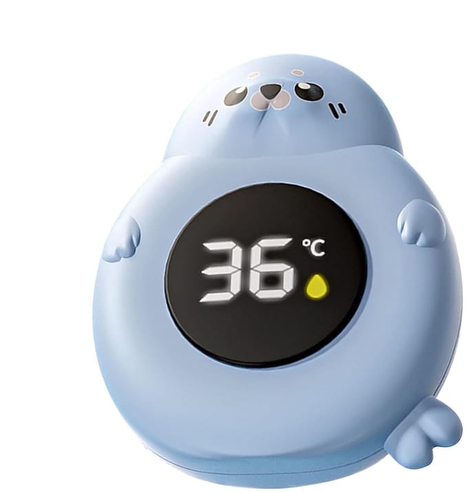 Baby Badthermometer - Water Temperatuurmeter - Veilig Baden - Leuke Vorm - 9x7 cm - Blauw