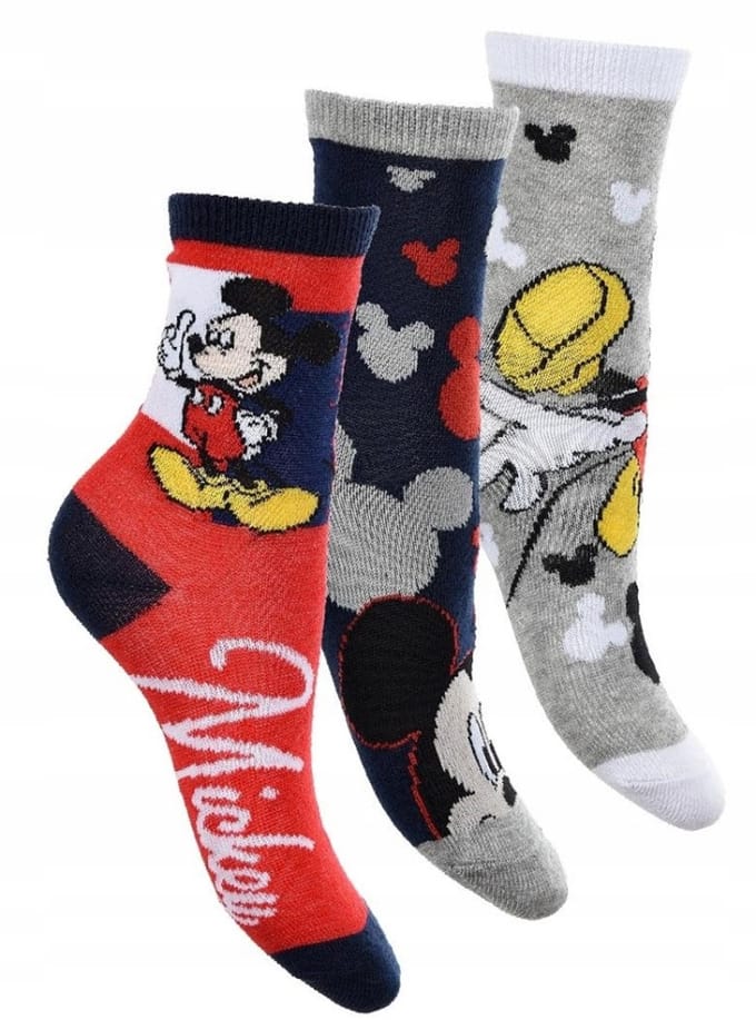 Disney Mickey kindersokken - 3 paar - maat 31/34