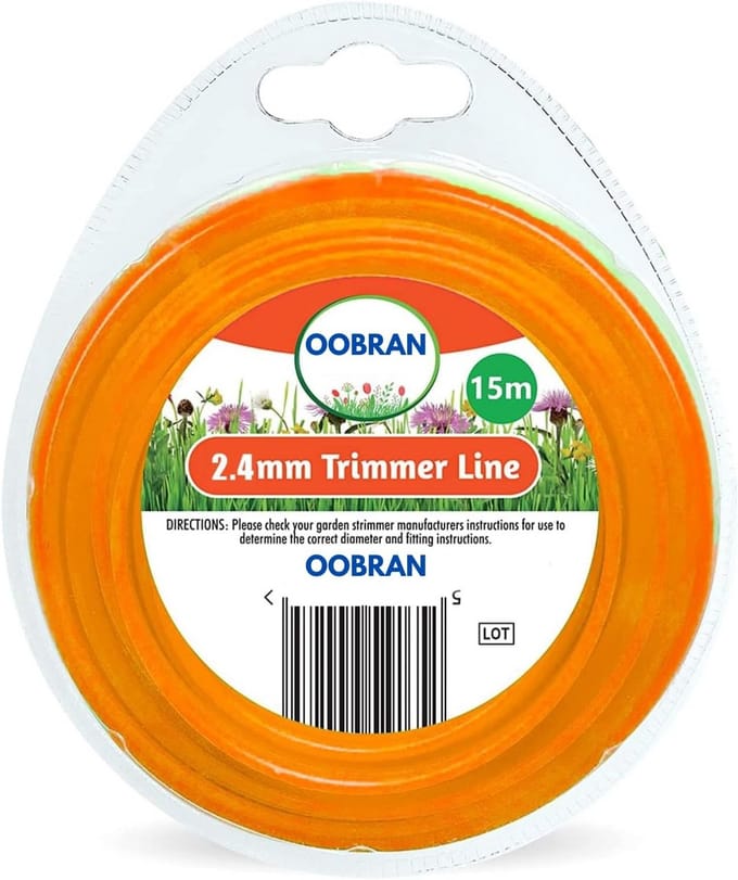 15 Meter Trimmerdraad Nylon Universele Draad voor Grastrimmer en Strimmer