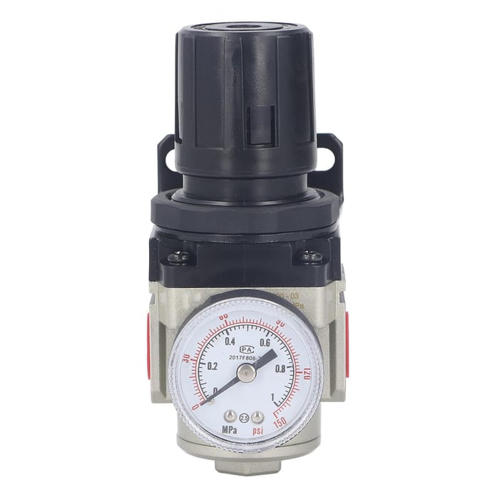 Régulateur de Pression d'Air NPT3 8 Ports Type SMC Alliage d'Aluminium Étanchéité Totale Régulateur de Pression pour Compresseur d'Air