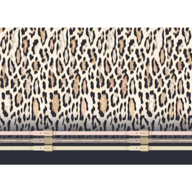 Mucho Gusto Jurk san rafael luipaardprint met riemen