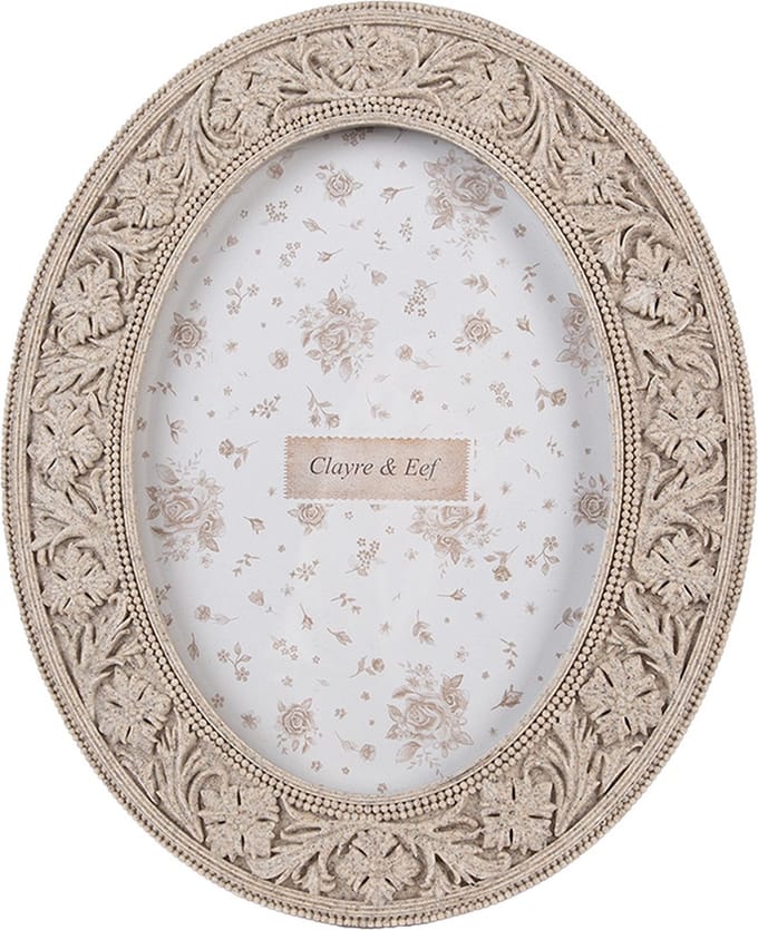 Clayre & Eef Fotolijst 13x18 cm Beige Kunststof