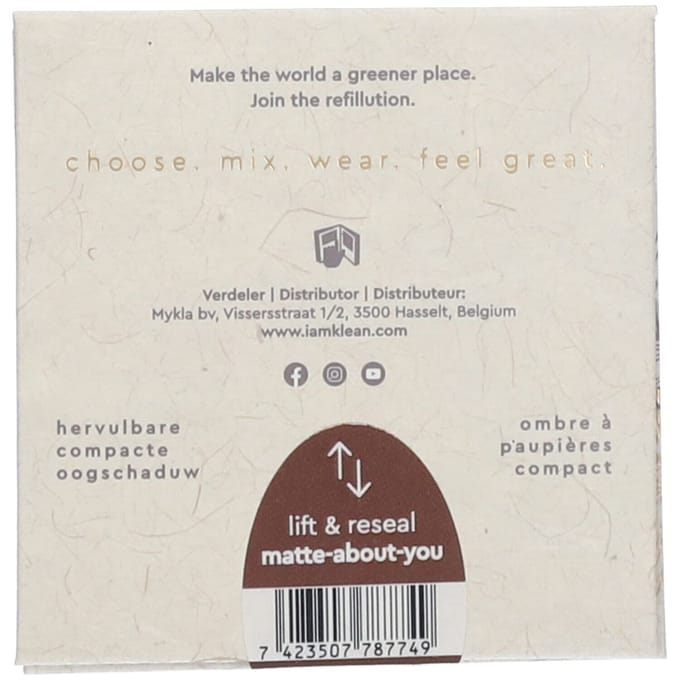 i.am.klean Compacte Minerale OogschaduwMake up - Make up - Oogschaduw - Mat - over - jou
