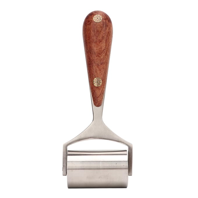 Lederen Roller Hoge Hardheid Ergonomisch Professioneel Lederen Persroller voor DIY Lederen Ambachten brown