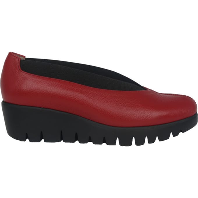 Wonders Agadir - dames instapper - Rood - maat 40 (EU) 7 (UK)
