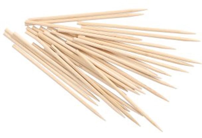 1000 Fingerfood spiesjes, Hout pure Ø 3 mm · 10 cm