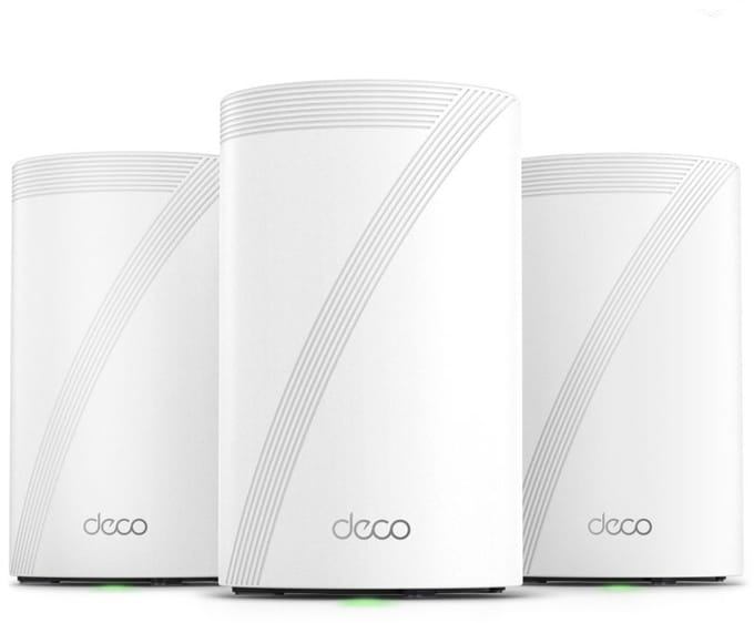 TP-Link Deco BE68 - Mesh Wifi - Wifi Versterker - WiFi 7 - 14000 Mbps - 3-pack