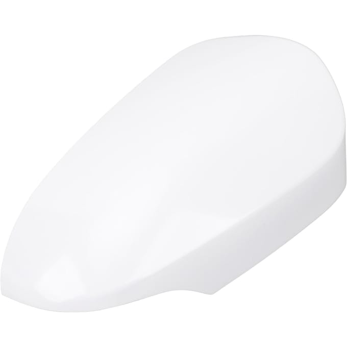 Achteruitkijkspiegelkap Schokbestendig Buitenkant Zijvleugelspiegelkap Wit voor Voertuig met Knipperlicht Rechts white