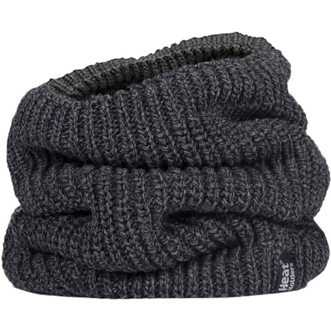 Heat Holders - Dikkethermo nekwarmer voor heren - Houtskool