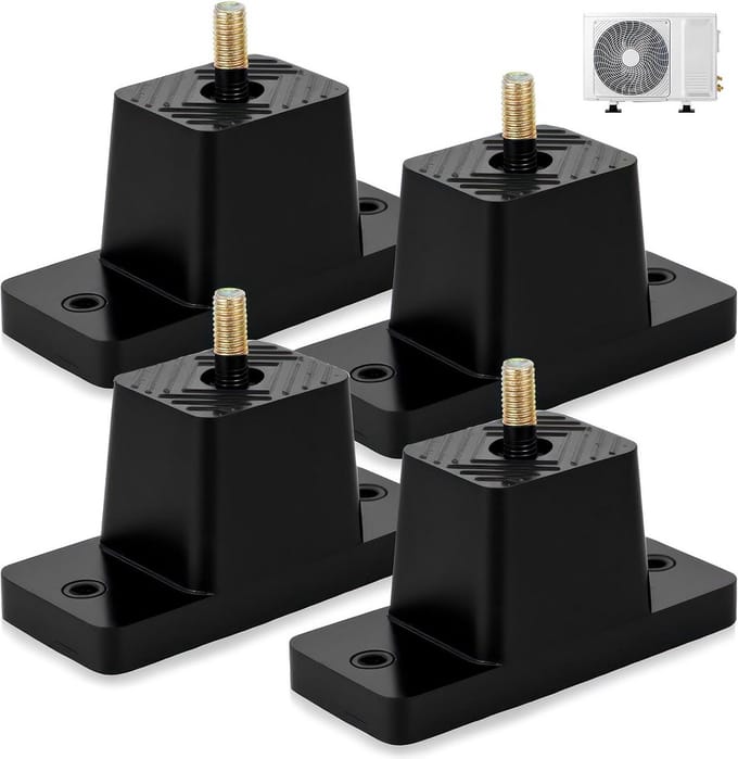 Set van 4 Rubber Trillingsdempers voor Airconditioners