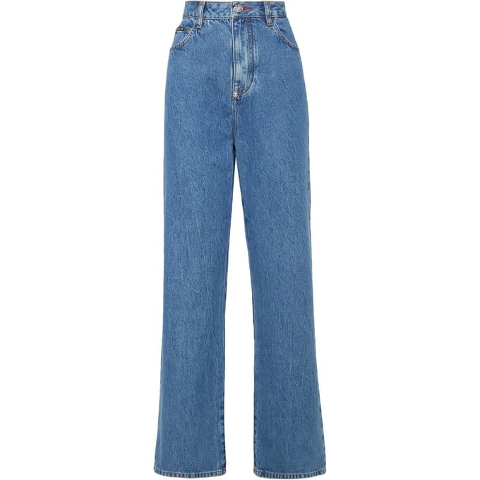 Denim Broek Losjes Iconic Plein
