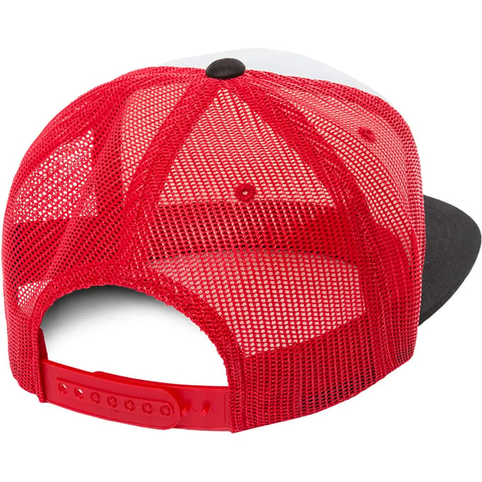 Flexfit - Foam Trucker with White Front blk/wht/red one size Pet - Zwart/Wit