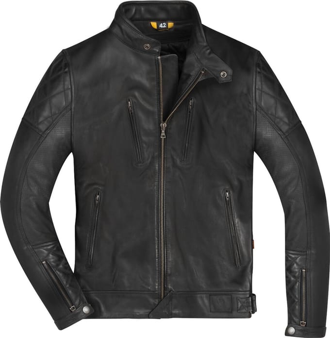 Merlin Wishaw D3O Zwart Leren Motorjas - Jas
