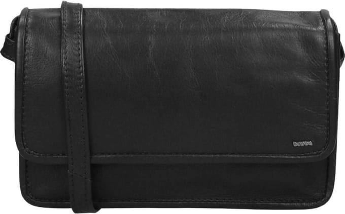 Berba | Soft | Crossbody- tas | Schoudertas | dames | Zwart | Leer