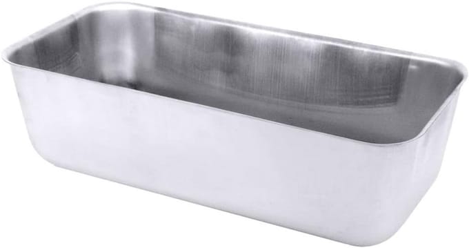 Roestvrijstalen vorm voor leverkaas en pasta 30 cm