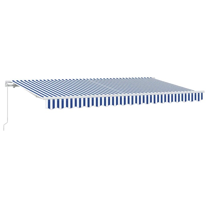 vidaXL - Uitschuifbare - luifel - Blauw - 400 - x - 200 - cm - Stof