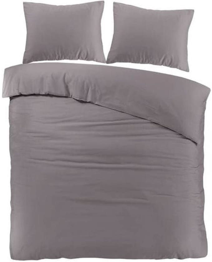 Papillon Juliette Dekbedovertrek - Lits-jumeaux - 240x200/220 cm - Grey
