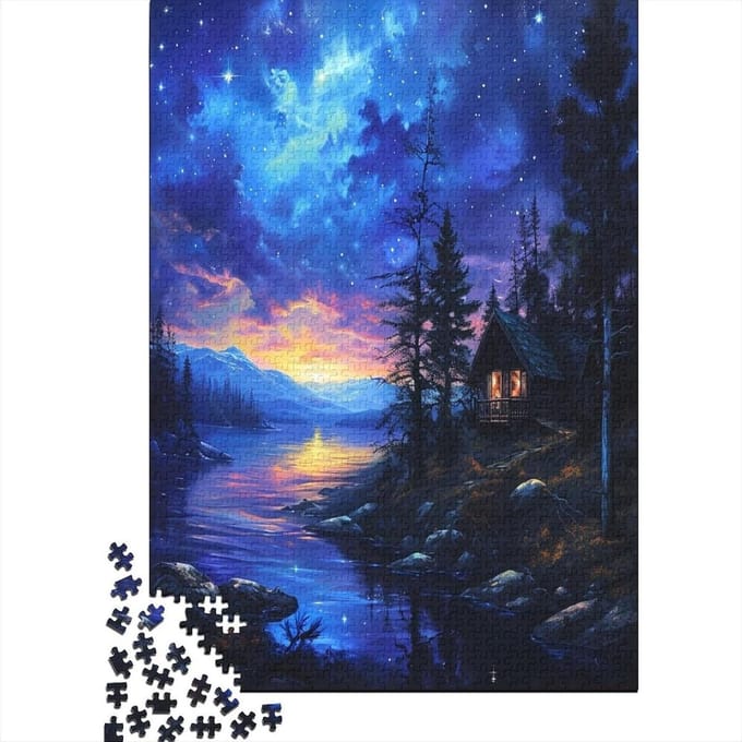 Impossible Puzzel - Legpuzzel Volwassenen - Ontspanning Thuis - Met Bonusposter - 1000 Stukjes - Stijl 1