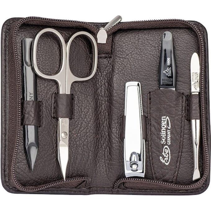 ERBE Manicure-etuis Etui met rits, 5-delig Nagelaccessoires Unisex