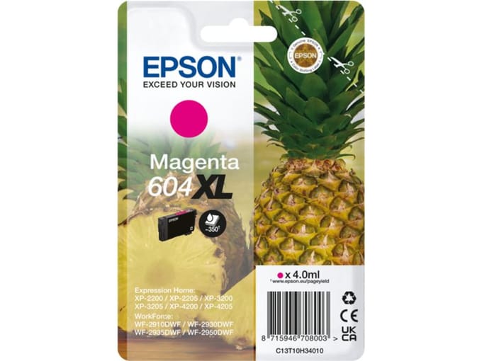 Epson Inktcartridge 604XL (C13T10H34010) Magenta Hoge capaciteit