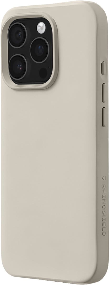 Rhinoshield, Hoesje geschikt voor iPhone 16 Pro Max - MagSafe Extreem Bestendig & Anti-Scratch, Beige
