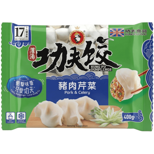 KUNG FU varkensvlees- en selderijknoedels 400 g