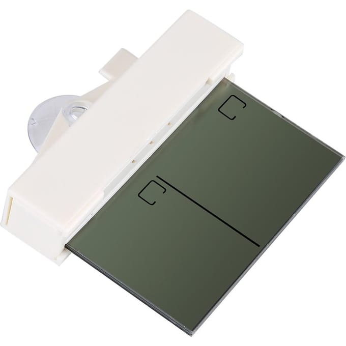 Thermometer LCD Digitaal Hydrometer Binnen Buiten Weerstation Zuignap Raam white