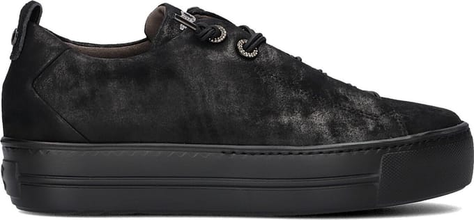 Paul Green 5417 Sneakers - Suède - Dames - Zwart - Maat 38