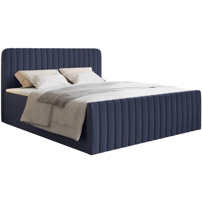 Boxspring Adrien chenille met opbergruimte 140x200 | NADUVI Collection