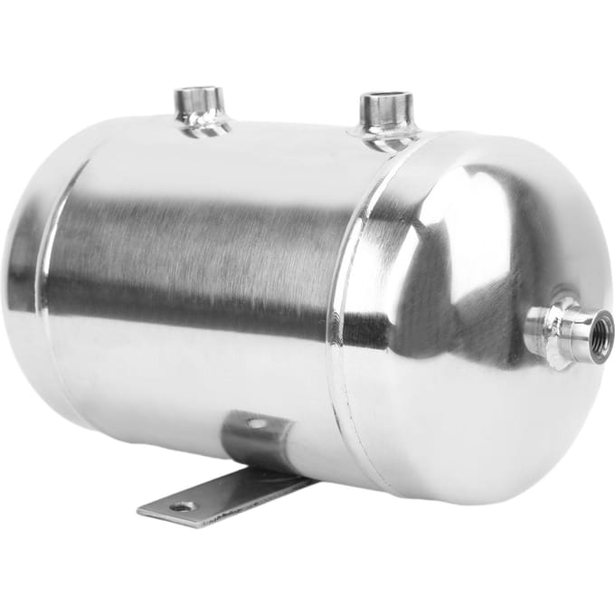Réservoir de gaz poli 3L 4?Stockage d'air haute pression horizontal à port 14NPT