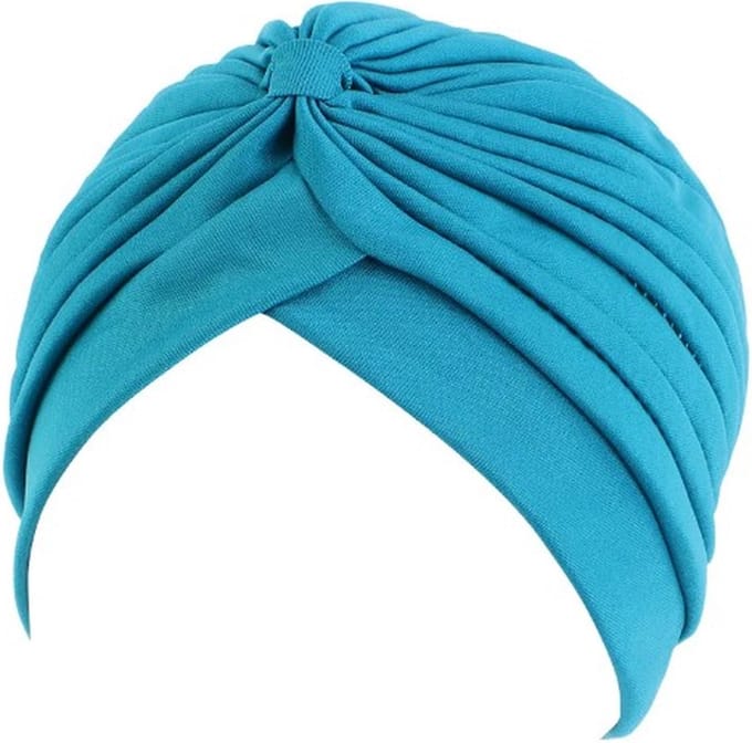 Go Go Gadget - Hijab - Hoofddeksel - Chemomuts - Islamitisch - Tulband - Muts - Blauw