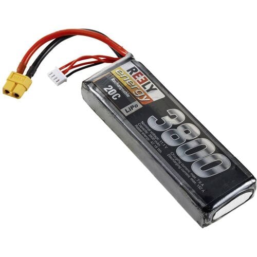 Reely LiPo accupack 11.1 V 3800 mAh Aantal cellen: 3 20 C Softcase XT60
