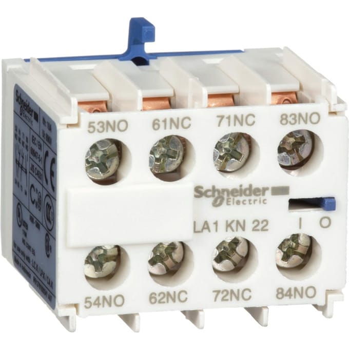 Schneider Electric LA1KN22 Hulpschakelblok 2x NC, 2x NO 690 W 690 V 10 A 1 stuk(s)