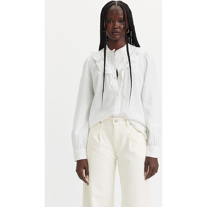 Levi's Carinna Button-down Shirt Beige Taglia: XXS | Magliette intime Outlet | Donna | Marrone