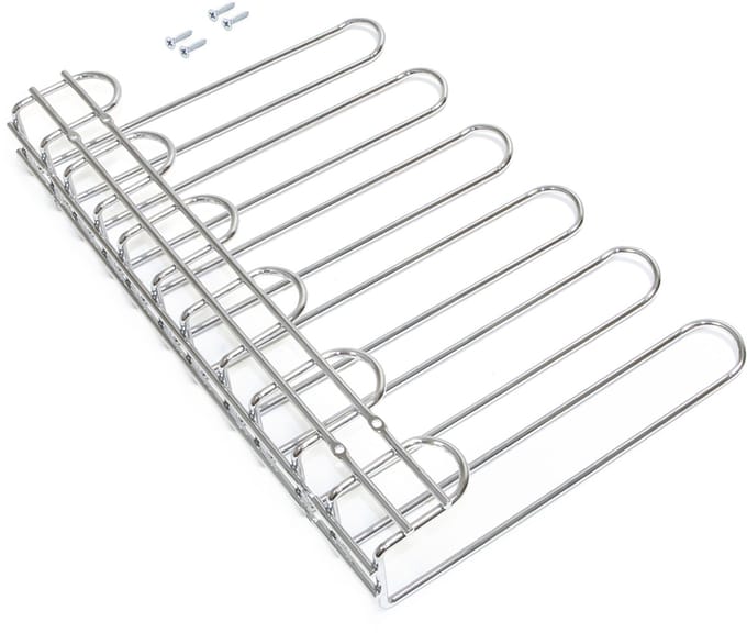 Emuca Supra 5-Line Meubelbekerhouder, lengte 320mm, Staal, Verchroomd