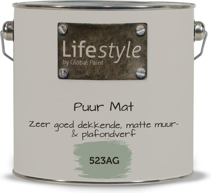 Lifestyle Puur Mat - Muurverf - 523AG - 2.5 liter