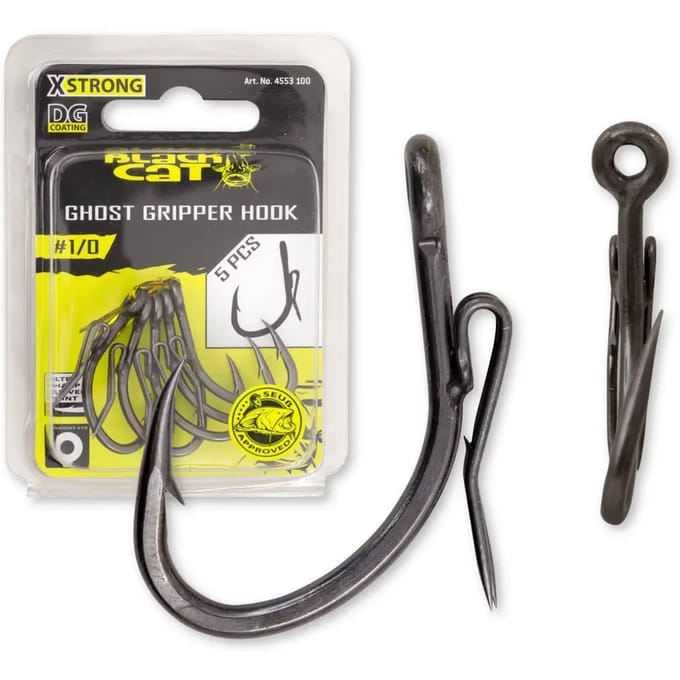 Black Cat Ghost Gripper Hook #3/0 5st | Haken en Dreggen