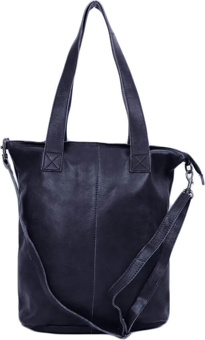 Bear Design Juul Leren Shopper - Donkerblauw
