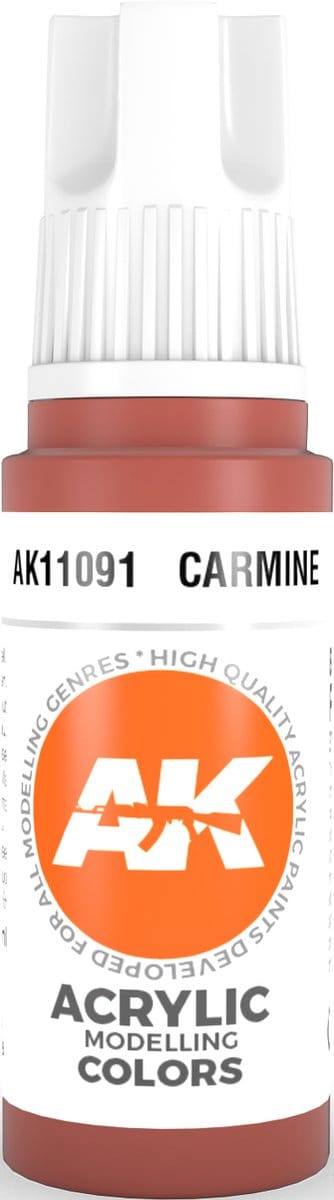 Carmine Acrylic Modelling Color - 17ml - AK-11091